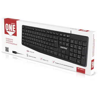  Клавиатура SMARTBUY One 220 (SBK-220U-K) USB черная 