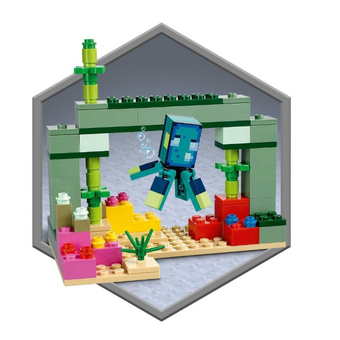  Конструктор Lego Minecraft (21180) Битва со стражем 