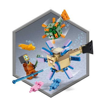  Конструктор Lego Minecraft (21180) Битва со стражем 