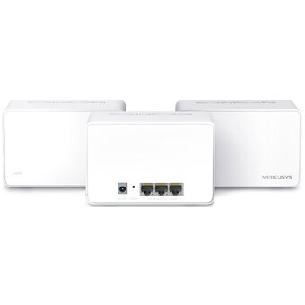  Mesh роутер Mercusys Halo H80X(3-pack) AX3000 10/100/1000BASE-TX белый 