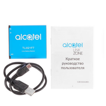  Модем 3G/4G Alcatel Link Zone MW45V (MW45V-2BALRU1) USB Wi-Fi Firewall +Router внешний белый 