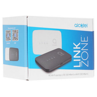  Модем 3G/4G Alcatel Link Zone MW45V (MW45V-2BALRU1) USB Wi-Fi Firewall +Router внешний белый 