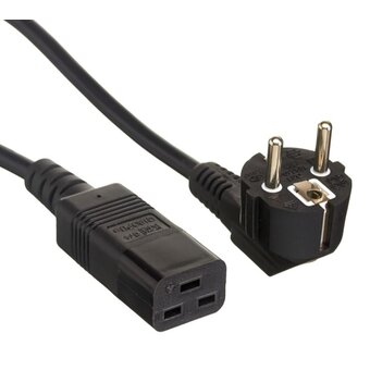  Кабель питания ExeGate Power PC19-10P EP280672RUS (Евровилка Schuko- C19, VDE-250V-3*1.5mm2, медь, черный, 16А, 10м) 