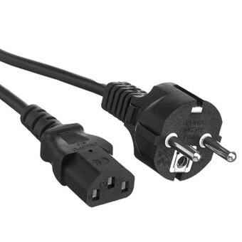  Кабель питания ExeGate Power PC-5P EP280654RUS (Евровилка Schuko- C13, VDE-250V-3*0.75mm2, медь, черный, 10A, 5м) 
