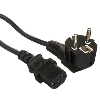  Кабель питания ExeGate Special PC-1,8S ES280999RUS (Евровилка угловая Schuko- C13, 3*0.5mm2, CCA, черный, 1.8м) 