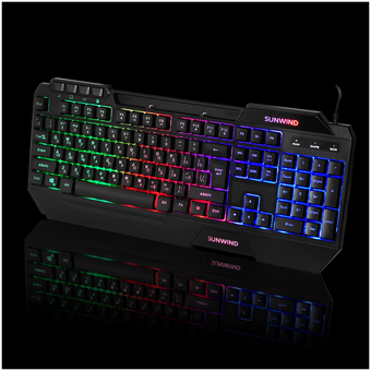 Клавиатура SunWind SW-K515G (1422373) черный USB 