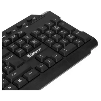  Клавиатура Defender Element HB-195 RU, беспроводная, черный, мультимедиа 
