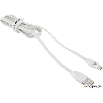  Дата-кабель ACD-Life ACD-U920-M1W Micro 1м белый 