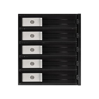 Корзина для HDD ExeGate HS535-12G EX289284RUS (универсальная, на 5*3,5" SATA3/12G SAS HDD, занимает 3*5,25" отсека, RTL) 
