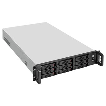  Корпус ExeGate Pro 2U650-HS09 EX292584RUS RM 19", высота 2U, глубина 650, БП 2U-600ADS, 9xHotSwap, 2*USB 
