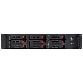  Корпус ExeGate Pro 2U650-HS09 EX292584RUS RM 19", высота 2U, глубина 650, БП 2U-600ADS, 9xHotSwap, 2*USB 