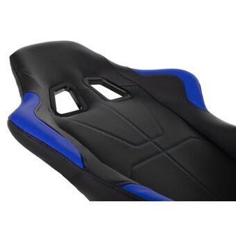  Кресло Zombie Viking 5 Aero Blue эко.кожа черный/синий 