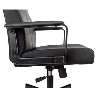  Кресло Бюрократ Dominus-BL искусств. кожа черный 