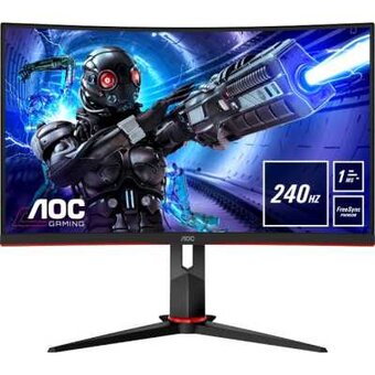  Монитор AOC C32G2ZE Black-Red 