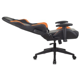  Кресло Zombie Viking 5 Aero Orange искусств. кожа черный/оранжевый 