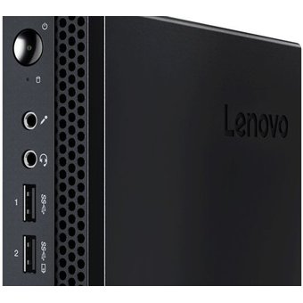  ПК Lenovo ThinkCentre M625q 10TL0014RU slim E2 9000e (1.5)/4Gb/SSD128Gb/R2/noOS/GbitEth/65W/клав/мышь/черный 