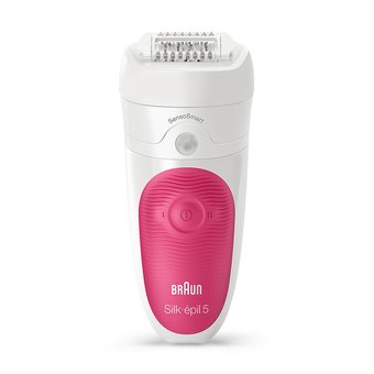  Эпилятор Braun SES 5/500 белый/розовый 