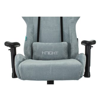  Кресло Zombie Viking Knight LT28 Fabric серо-голубой 