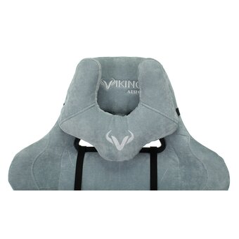  Кресло Zombie Viking Knight LT28 Fabric серо-голубой 
