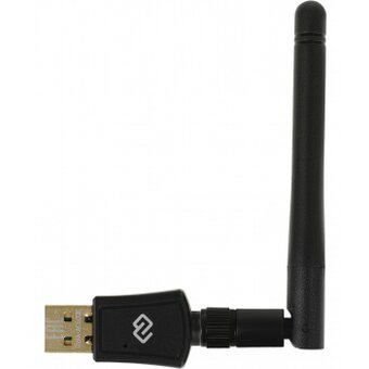  Сетевой адаптер Digma (DWA-AC600E) AC600/USB 2.0/WiFi (ант.внеш.съем) 1ант. 