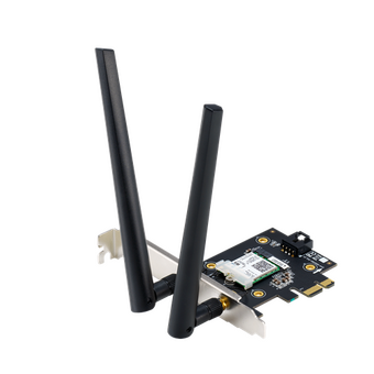  Сетевой адаптер Asus (PCE-AX3000) AX3000/PCI Express/WiFi + Bluetooth (ант.внеш.съем) 2ант. 