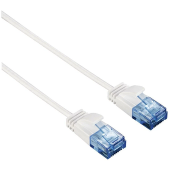  Патч-корд Hama Slim-Flexible (135778) UTP 4 пары cat6 1.5м белый RJ-45 (m)-RJ-45 (m) 
