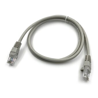  Патч-корд Buro (UTP-5E-1M-G) UTP 4 пары cat5E CCA molded 1м серый RJ-45 (m)-RJ-45 (m) 