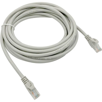  Патч-корд Buro (UTP-6-5M-G) UTP 4 пары cat6 CCA molded 5м серый RJ-45 (m)-RJ-45 (m) 