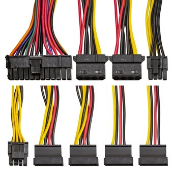  Блоки питания Exegate ServerPro-1U-350ADS EX237308RUS 350W APFC, унив. для 1U, 24pin,2x(4+4)pin,3xSATA,3xIDE 