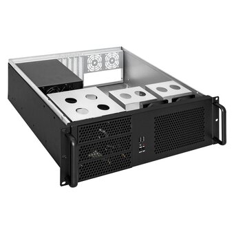  Корпус ExeGate Pro 3U390-08 EX293543RUS RM 19", высота 3U, глубина 390, БП 1200ADS, USB 