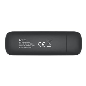  Модем 3G/4G Huawei Brovi E3372-325 (51071UYP) USB +Router внешний черный 