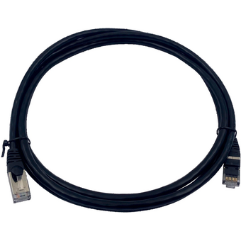  Патч-корд Buro (BU-7-2M) STP 4 пары cat7 CCA molded 2м черный RJ-45 (m)-RJ-45 (m) 