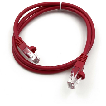  Патч-корд Buro (UTP-5E-1,5M-R) UTP 4 пары cat5E CCA molded 1.5м красный RJ-45 (m)-RJ-45 (m) 