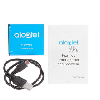  Модем 3G/4G Alcatel Link Zone MW45V (MW45V-2AALRU1) USB Wi-Fi Firewall +Router внешний черный 