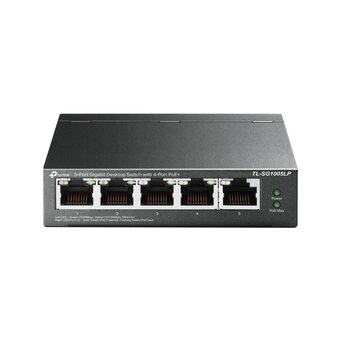  Коммутатор TP-Link (TL-SG1005LP) 5G 4PoE+ 40W неуправляемый 