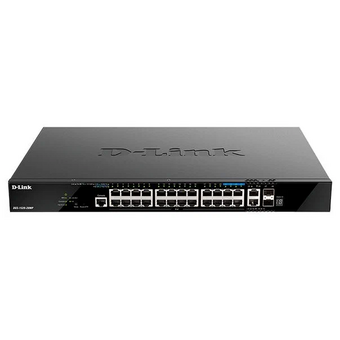  Коммутатор D-Link DGS-1520-28MP (DGS-1520-28MP/A1A) 24G 2x10G 2SFP+ 24PoE+ 370W управляемый 