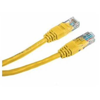  Патч-корд Buro (UTP-5E-3M-Y) UTP 4 пары cat5E CCA molded 3м желтый RJ-45 (m)-RJ-45 (m) 