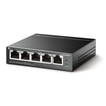  Коммутатор TP-Link (TL-SG1005LP) 5G 4PoE+ 40W неуправляемый 