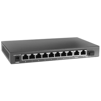  Коммутатор TP-Link (TL-SG1210MPE) 10G 8PoE+ 123W настраиваемый 