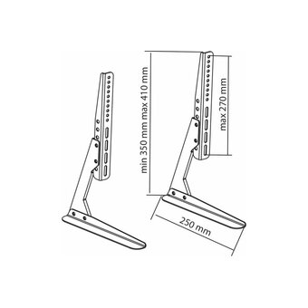  Кронштейн ABC Mount Stand-01 black 