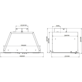  Вытяжка ELIKOR Box 52П 700-52-1380 213857 белый 