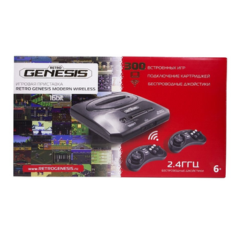  Игровая приставка SEGA Retro Genesis Modern Wireless (CONSKDN93) + 300 игр (568057) 