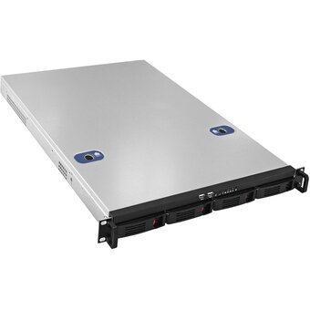  Корпус Exegate Pro 1U660-HS04 EX264267RUS RM 19", высота 1U, глубина 660, без БП, 4xHotSwap, USB 