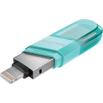  USB-флешка SanDisk iXpand Flip (SDIX90N-064G-GN6NK) 64GB USB3.1/Lightning Mint Green 