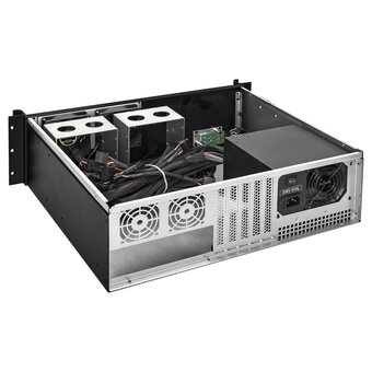  Корпус ExeGate Pro 3U390-08 EX293182RUS RM 19", высота 3U, глубина 390, БП 1100RADS, USB 