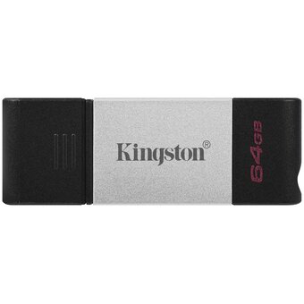  USB-флешка Kingston DataTraveler 80 M (DT80M/64GB) 64Gb Type-C USB3.2 черный 