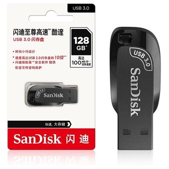  USB-флешка SanDisk CZ410 Ultra Shift (SDCZ410-128G-G46) 128GB USB 3.0, Black 