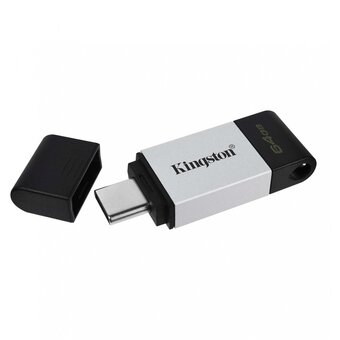  USB-флешка Kingston DataTraveler 80 M (DT80M/64GB) 64Gb Type-C USB3.2 черный 