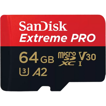  Карта памяти SanDisk Extreme Pro (SDSQXCU-064G-GN6MA) microSD UHS I 64GB 200MB/s Read, 90MB/s Write 
