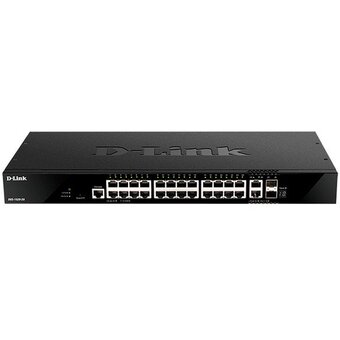  Коммутатор D-Link DGS-1520-28 (DGS-1520-28/A1A) 24G 2x10G управляемый 